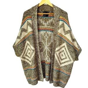 American Eagle Outfitters Cardigan Aztec Sweater, L/XL